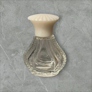 Vintage Houbigant Clear Glass Miniature Perfume Bottle Eau de Toilette